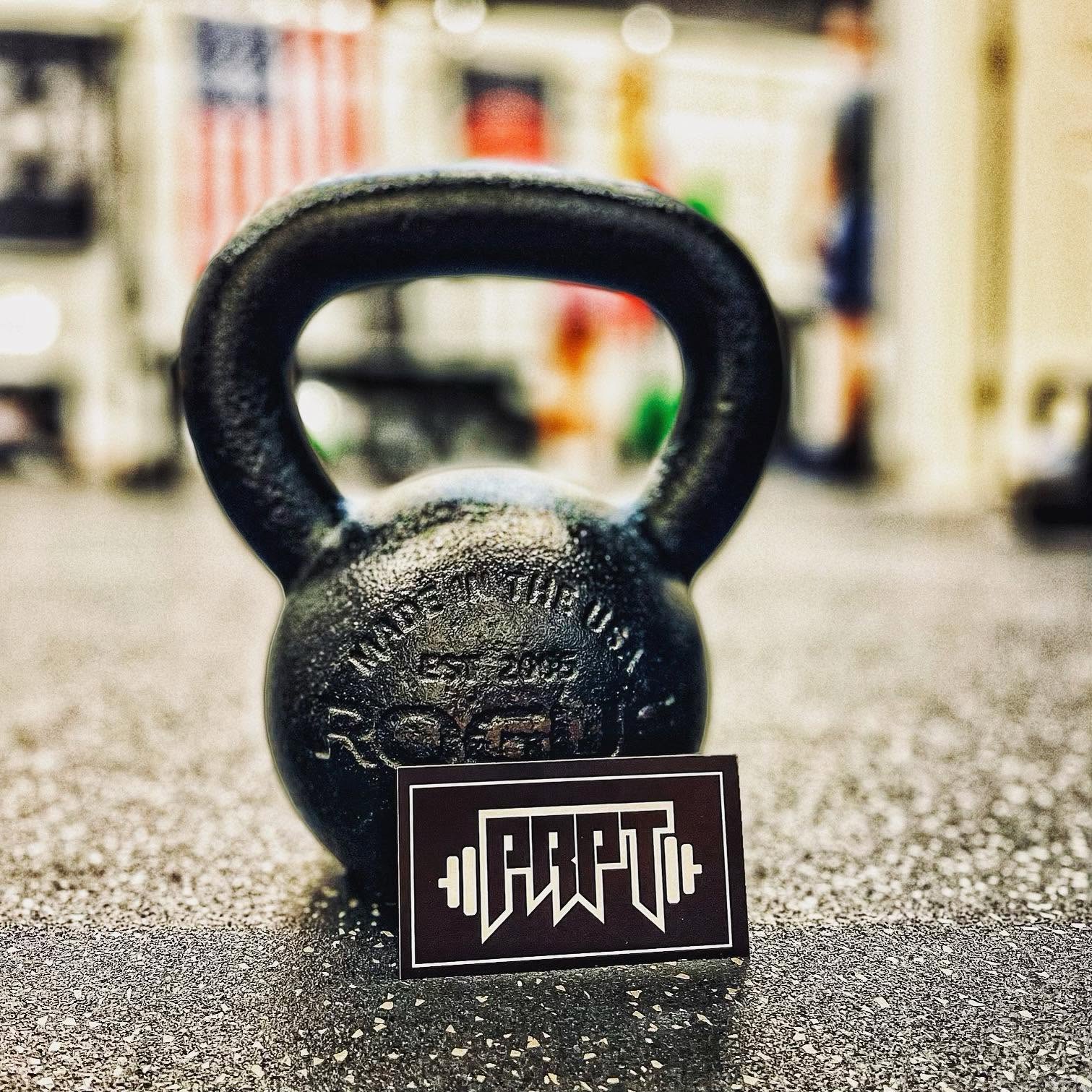 Kettlebell with PRPT card