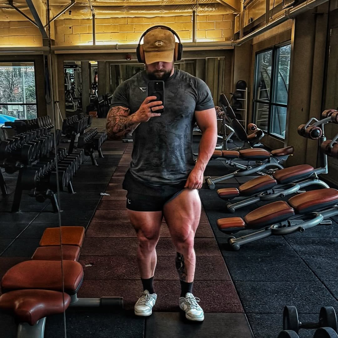 Paden Roberts in the gym